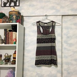Wet Seal Multi Patterned Tank Top XS
